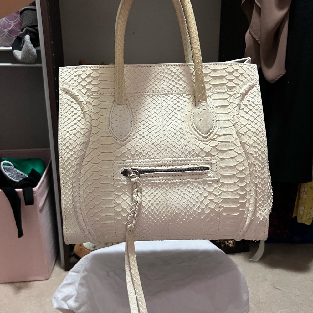 Preloved White python Celine phantom - Picture 4 of 7